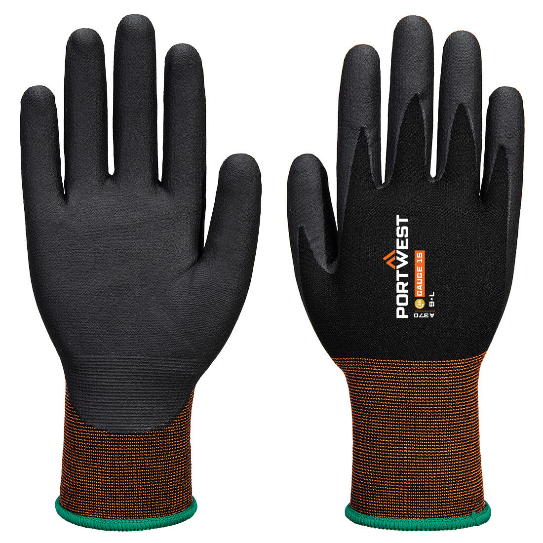 A370 - GP Grip 15 Nitrile Micro Foam Black
