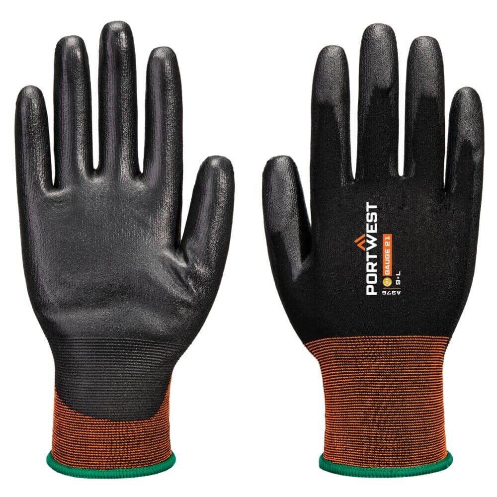 A376 - GP Grip 21 PU Glove Black