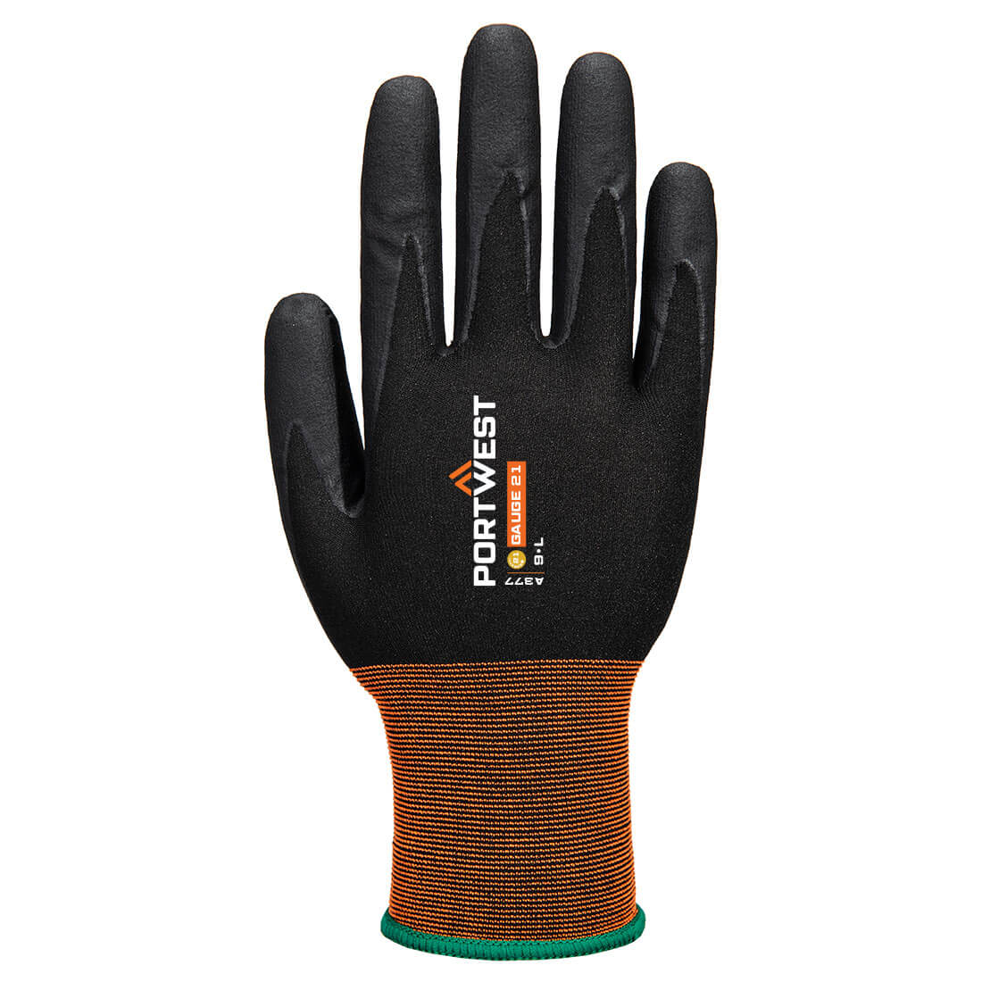 A377 - GP Grip 21 Nitrile Micro Foam Glove Black