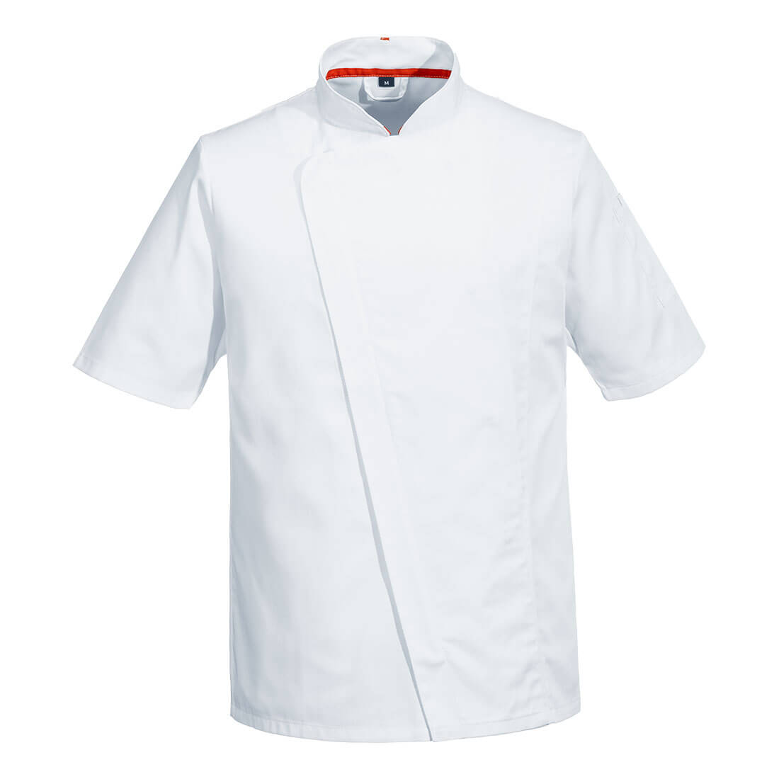 Chef's Mesh Air Pro Asymmetrical Jacket S/S Black - White C739