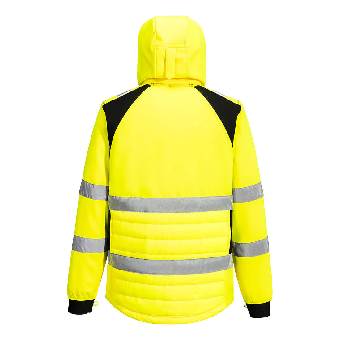 CD863 - WX2 Eco Hi-Vis Hybrid Jacket Orange/Black - Yellow/Black