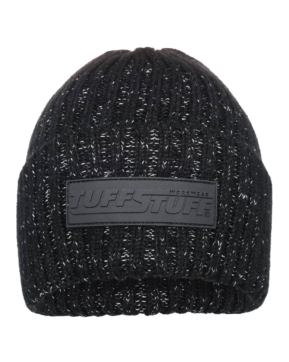 TuffStuff Logo Knit Beanie  Black