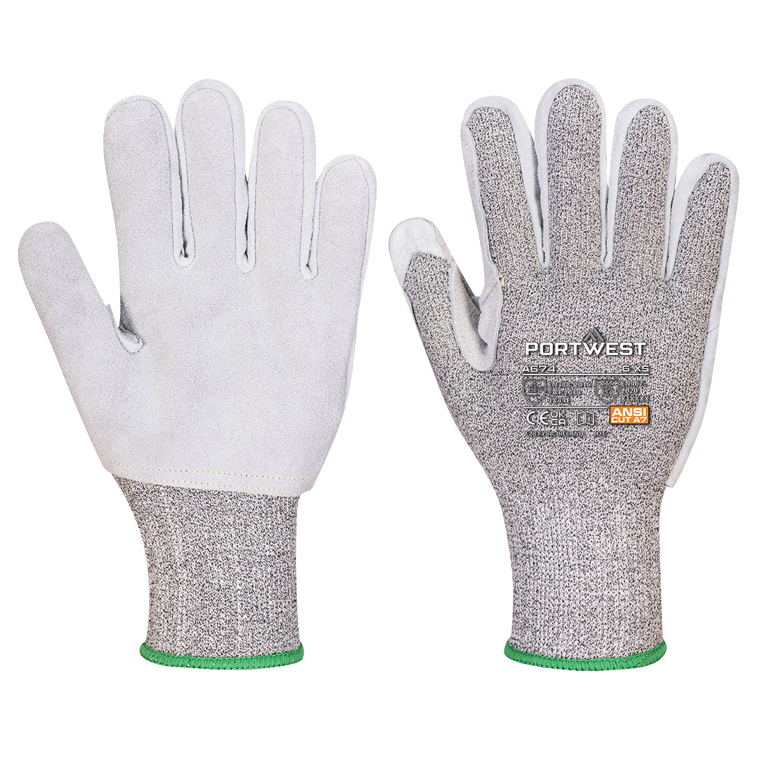 CS Cut F13 Leather Glove  (A674)
