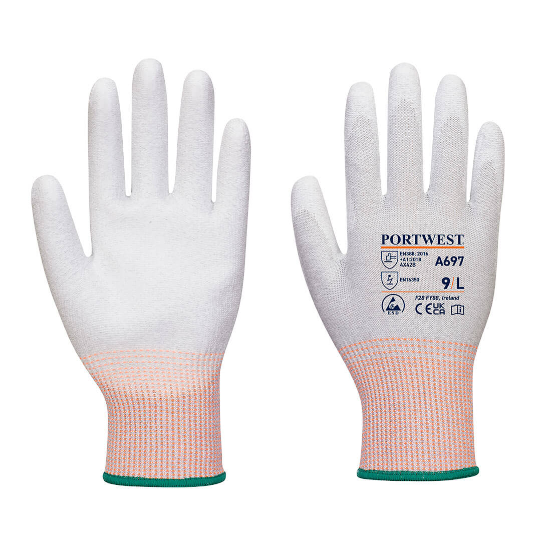 LR13 ESD PU Palm Glove (Pk12)  (A697)