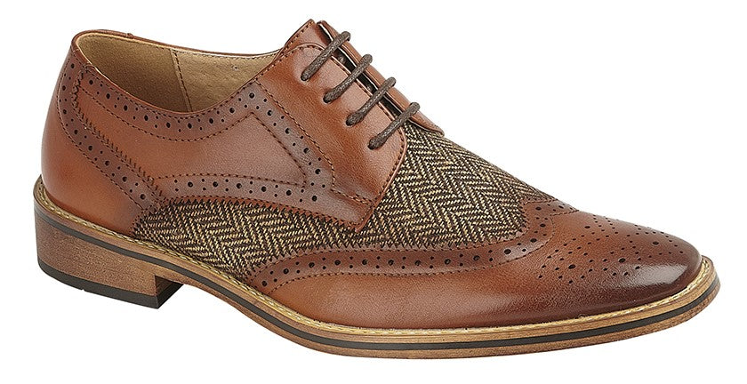GOOR 4 Eye Brogue Gibson Shoe  (B 410B)