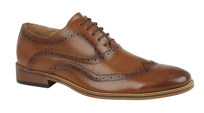 GOOR 5 Eyelet Oxford Brogue Shoe  (B 424B)