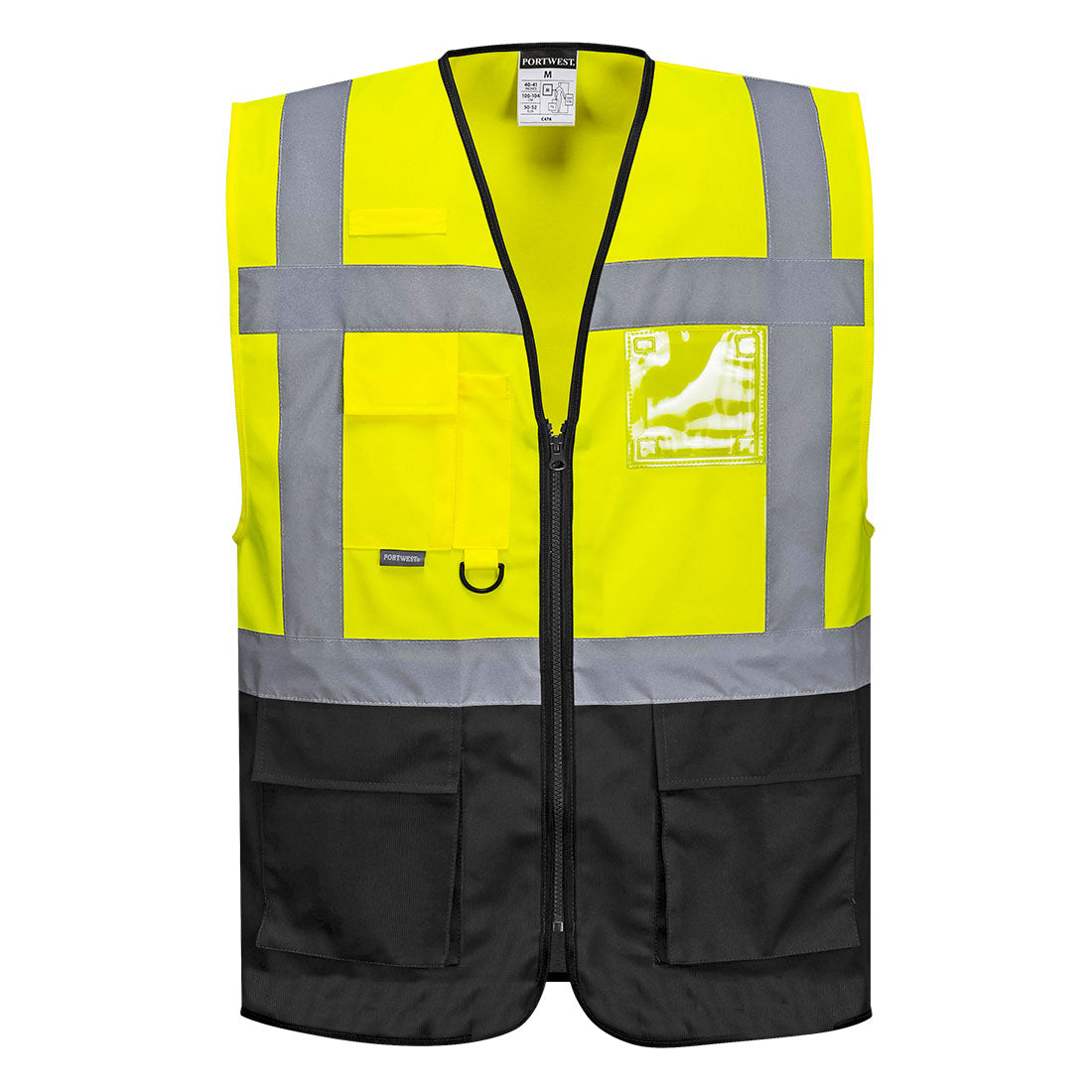 Warsaw Hi-Vis Contrast Executive Vest   (C476)