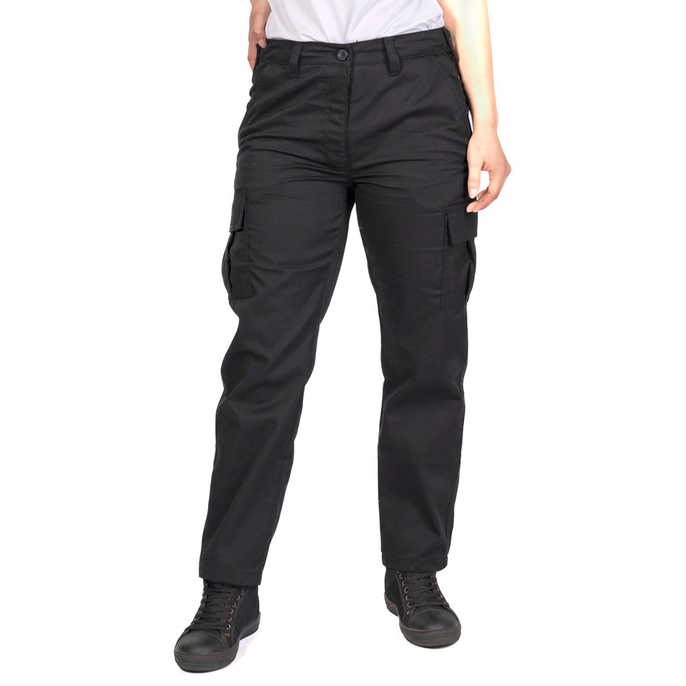 LADIES CARGO TROUSERS COMFORTABLE & FUNCTIONAL WITH A MODERN FIT (LCPNT241)