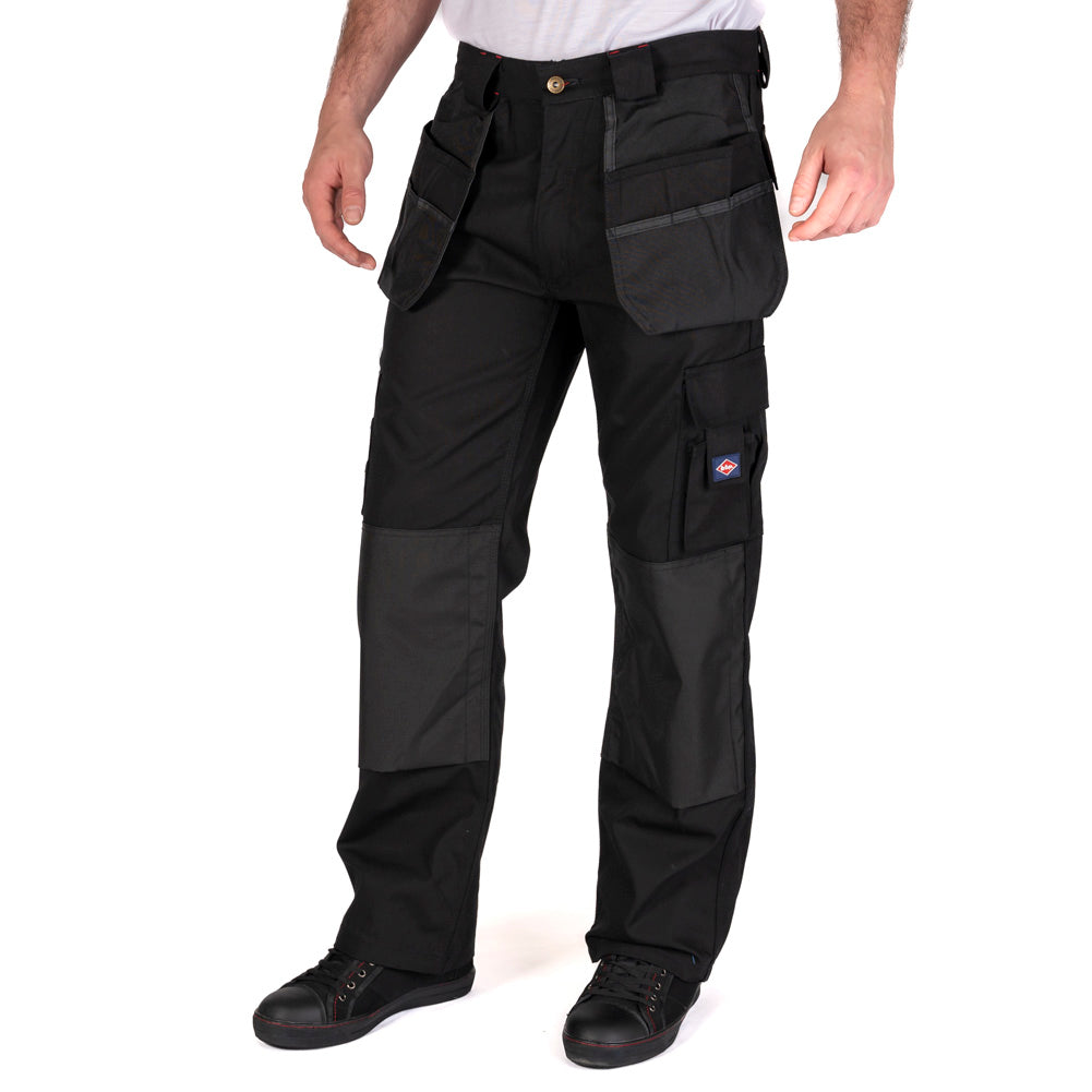 BLACK CARGO TROUSER ESSENTIAL WORKWEAR FOR ALL TRADES (LCPNT216B)