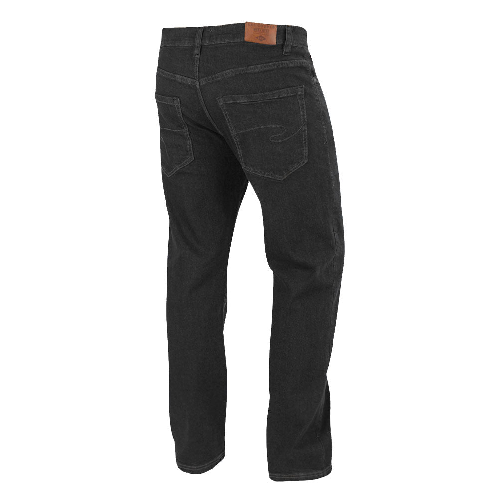 BLACK STRETCH DENIM JEANS FLEXIBLE & STYLISH FOR COMFORT (LCPNT219B)