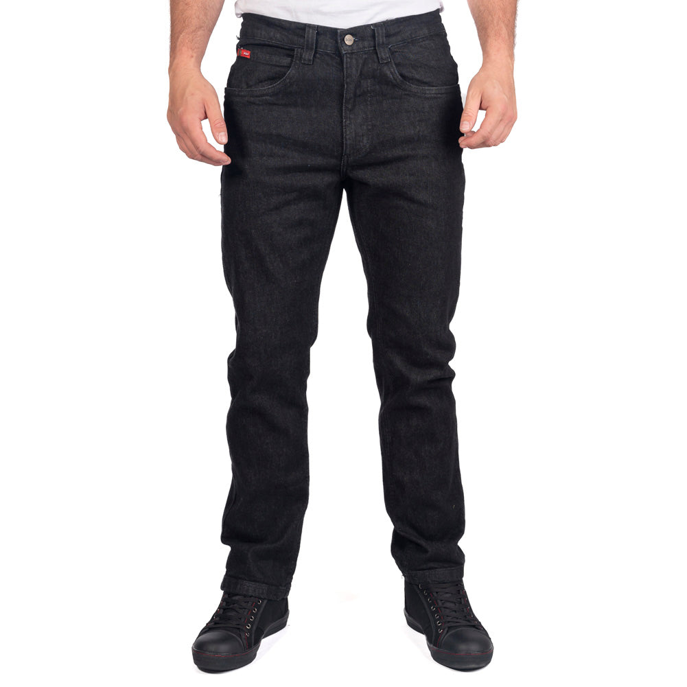 BLACK STRETCH DENIM JEANS FLEXIBLE & STYLISH FOR COMFORT (LCPNT219B)