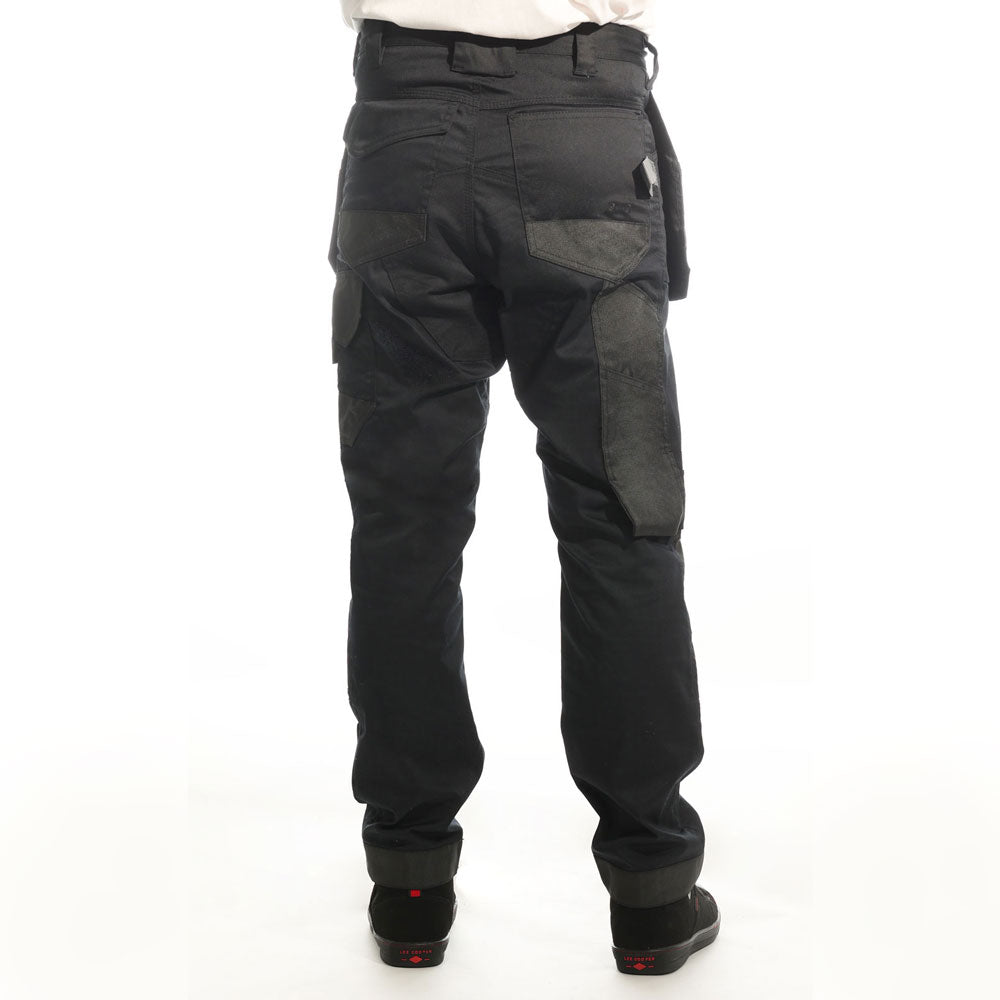 BLACK STRETCH WORK TROUSER DYNAMIC FLEX FOR ACTIVE PROFESSIONALS (LCPNT245B)