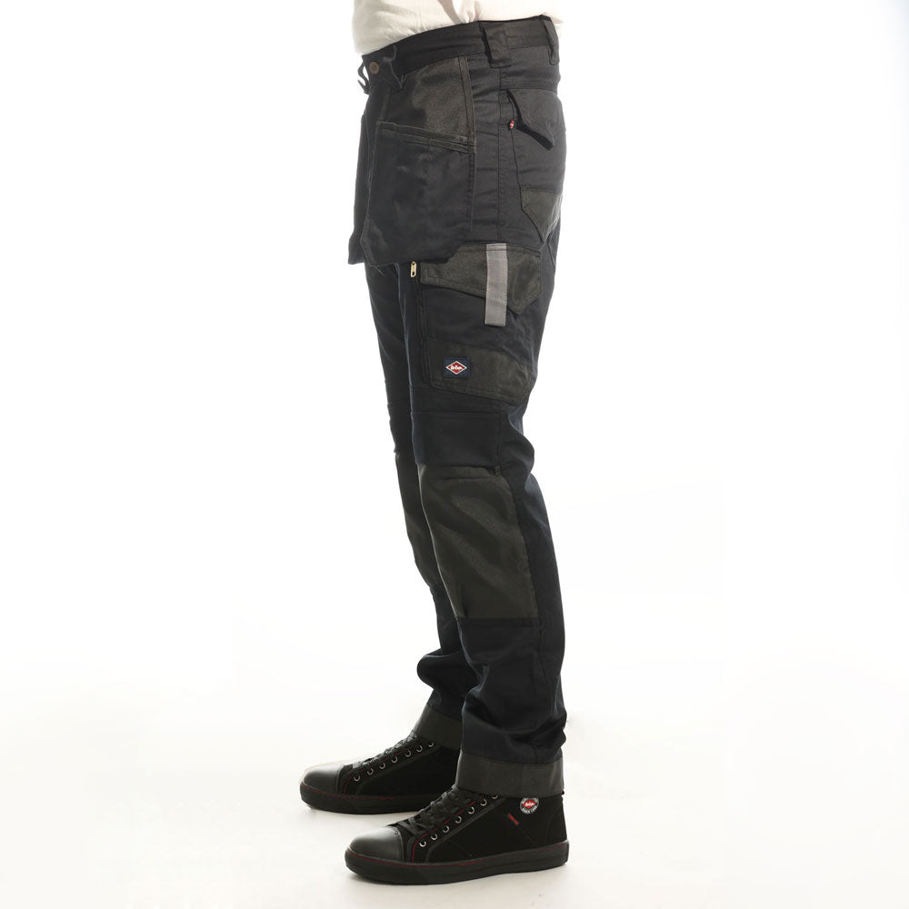 BLACK STRETCH WORK TROUSER DYNAMIC FLEX FOR ACTIVE PROFESSIONALS (LCPNT245B)