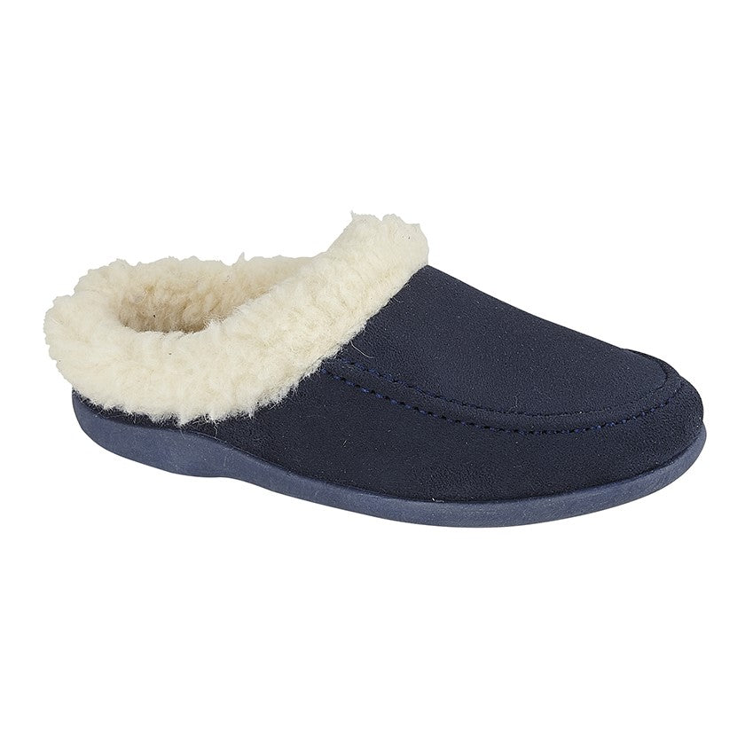 SLEEPERS JANINE Wool Collar Mule  (LS784C)