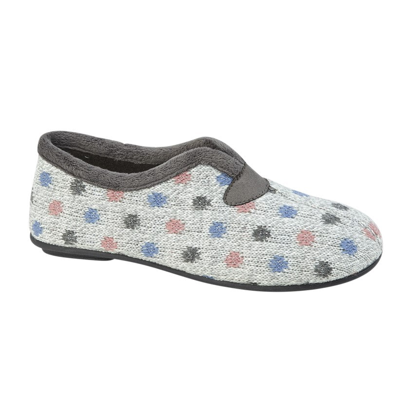 SLEEPERS SEANA Multi Spotted V Front Full Slipper  (LS864F)
