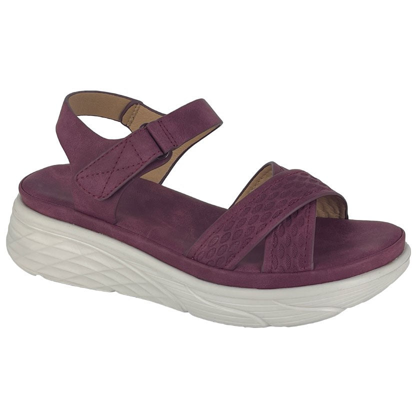CIPRIATA KATIA Crossover Wedge Touch Fastening Sandal  (L 291BD)