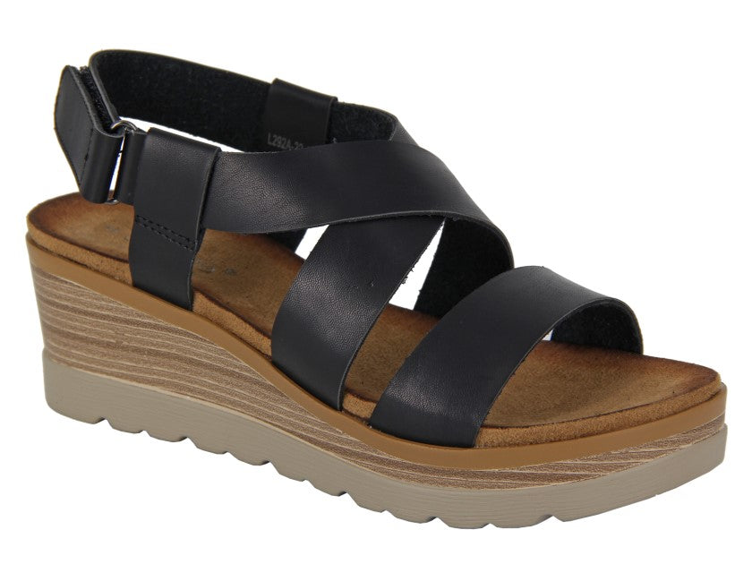 CIPRIATA OLA Crossover Touch Fastening Wedge Sandal  (L 297A)
