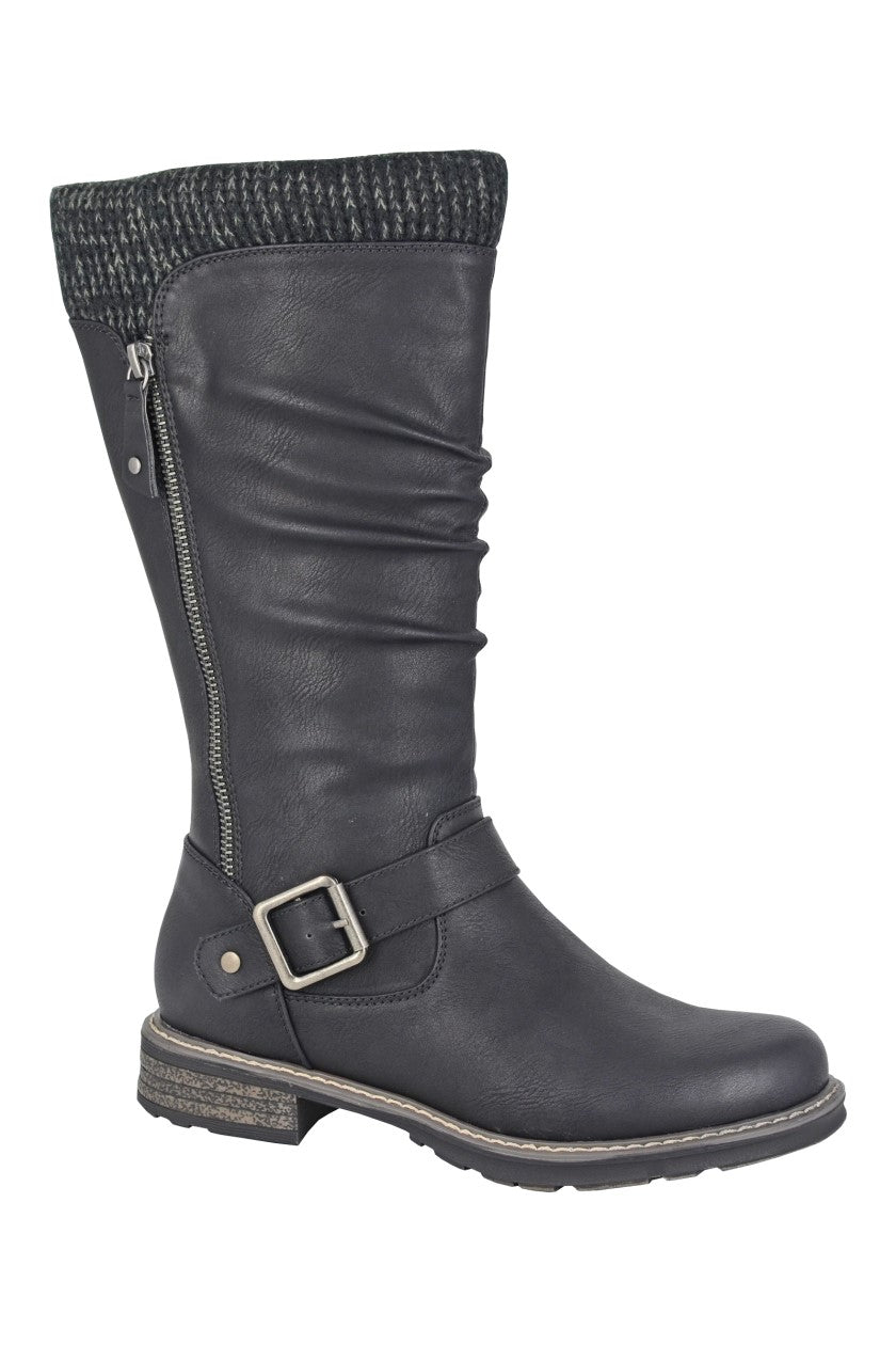 CIPRIATA ALISA Inside Zip Buckle High Leg Boot