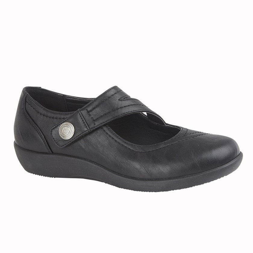 BOULEVARD Touch Fastening Asymmetrical Bar Shoe  (L 435A)