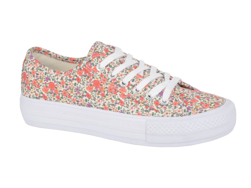 DEK 6 Eye Canvas Lace to Toe Shoe  (L 438BE)