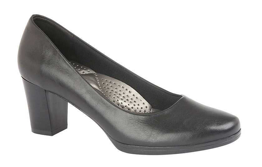 BOULEVARD Plain Court Shoe  (L 531A)