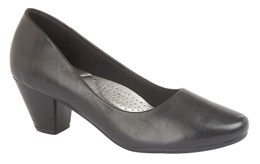 BOULEVARD Plain Court Shoe  (L 532A)