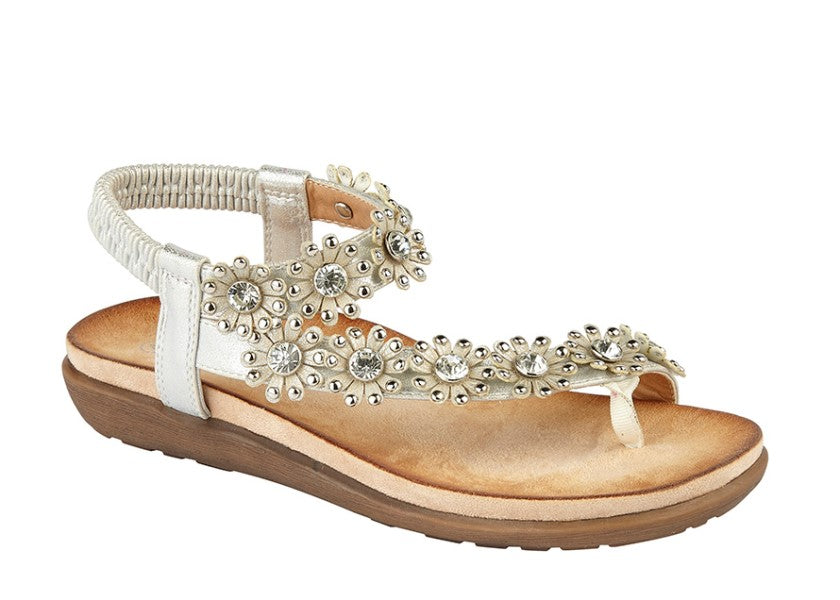 CIPRIATA SALVA Elasticated Back Toe Post Sandal  (L 975LF)