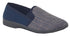 ZEDZZZ CHARLES  Herringbone Gusset Slipper  (MS219C)
