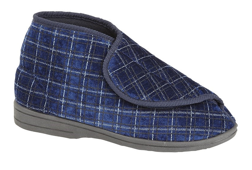 ZEDZZZ BERTIE Touch Fastening Bootee Slipper  (MS481C)