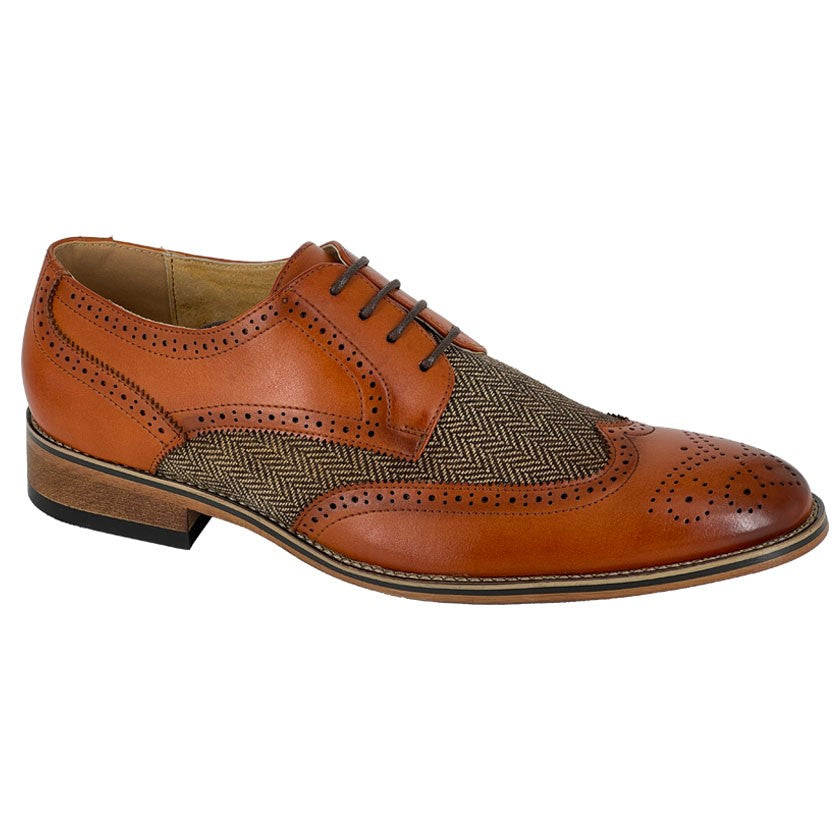 GOOR 4 Eye Brogue Gibson Shoe  (M 410B)