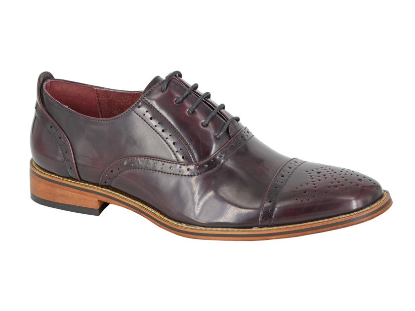 GOOR Capped Lace Oxford Brogue Shoe  (M 516BD)