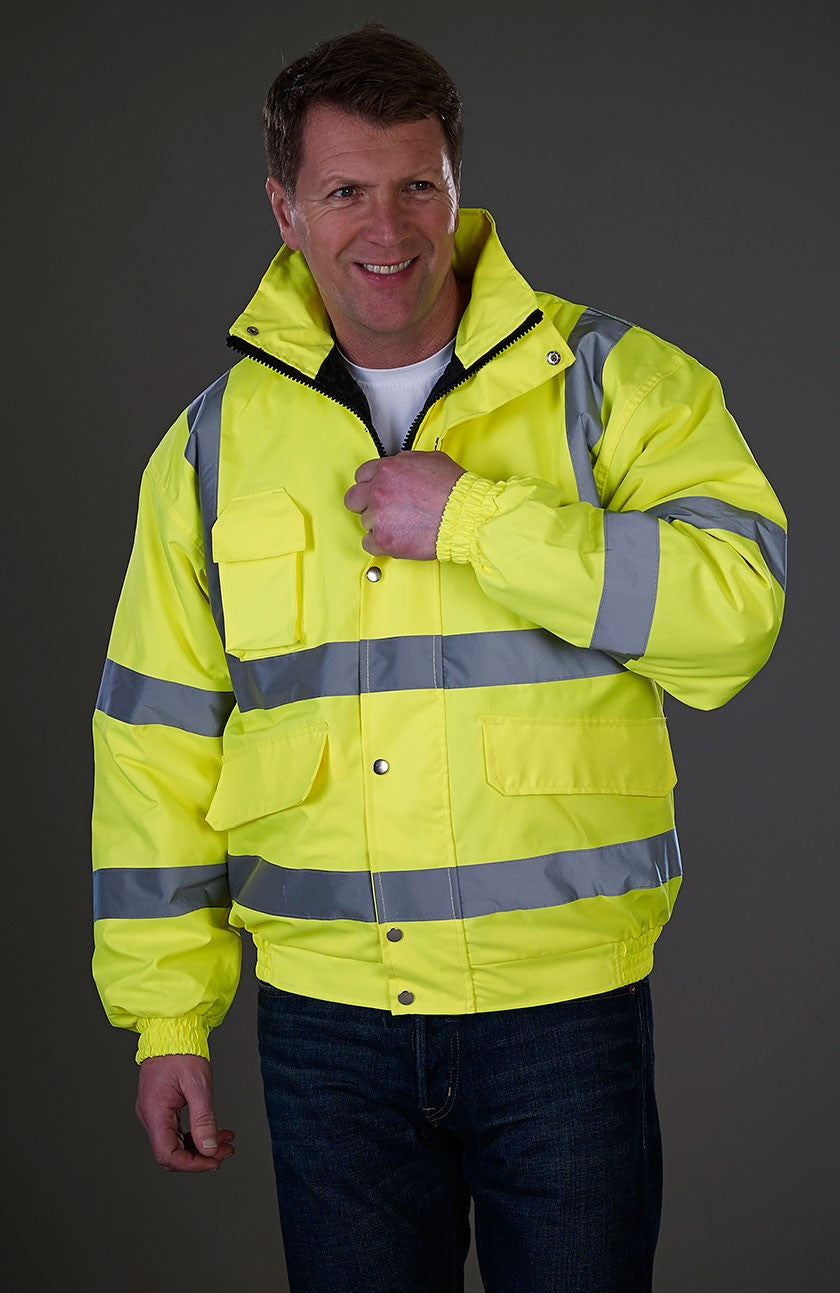 YOKO Hi-Visibility Waterproof Bomber Jacket  (PP023YEL)