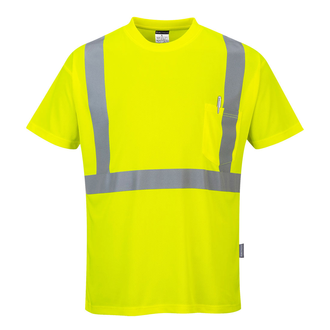Hi-Vis Pocket T-Shirt   (S190)