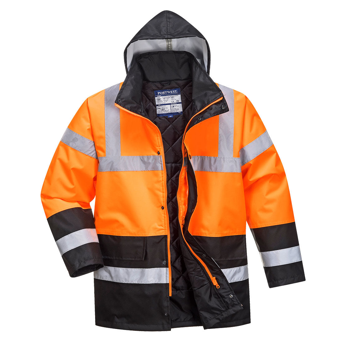 Hi-Vis Contrast Winter Traffic Jacket   (S467)