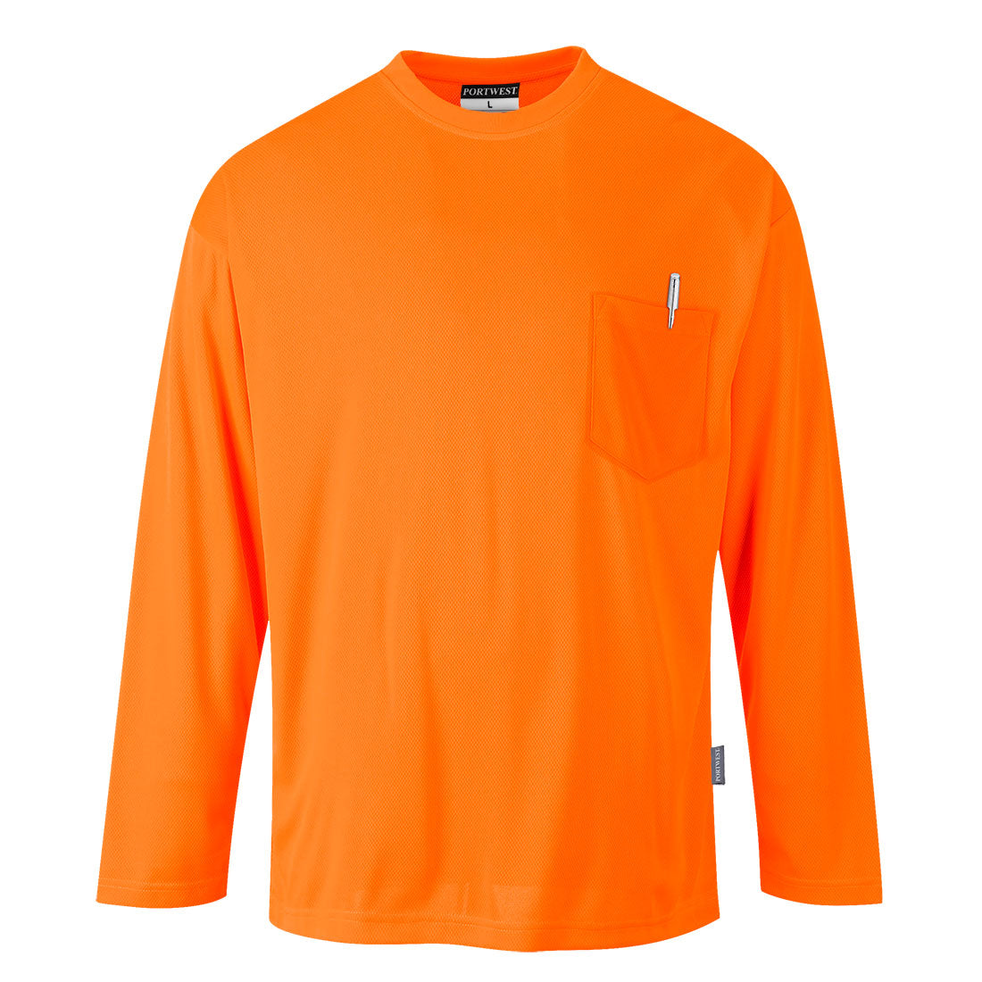Day-Vis Pocket Long Sleeve T-Shirt  (S579)