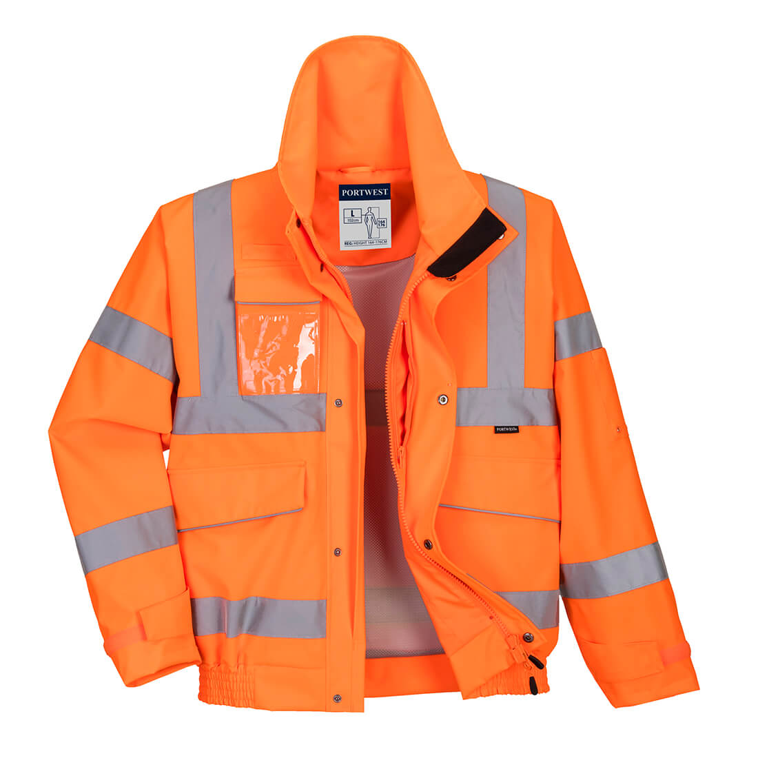 Hi-Vis Extreme Rain Bomber Jacket   (S591)