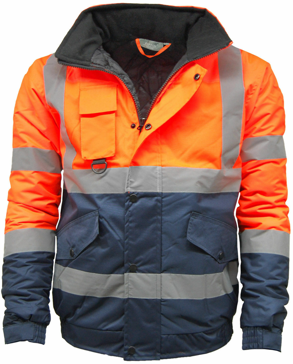 Stormway Mens Waterproof Two Tone Bomber Hi Vis Visibility Standard Safety Work Wear Jacket