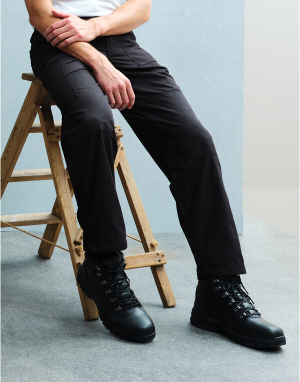 REGATTA PROFESSIONAL Lined Action Trousers (Reg) Part elasticated waist (TRJ331R)