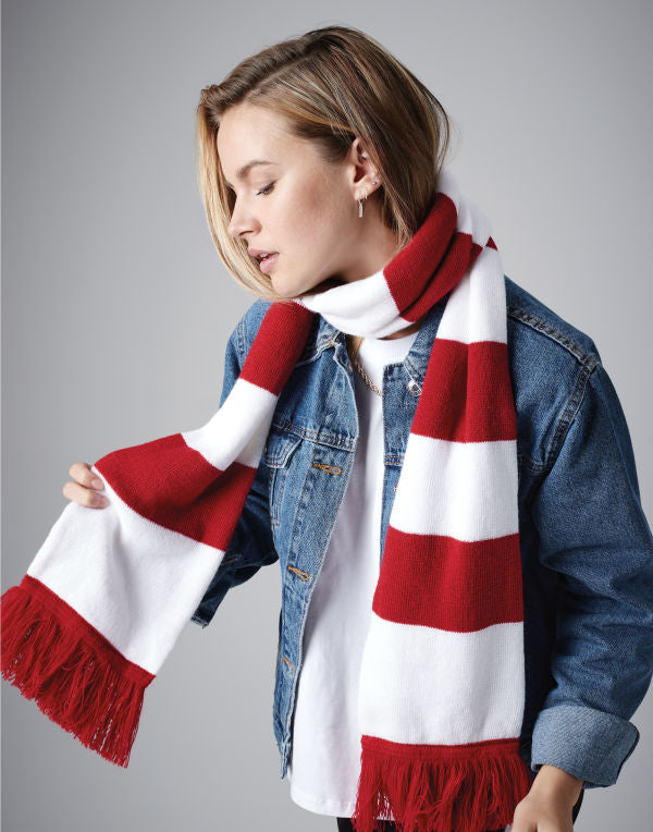 Beechfield  Stadium Scarf Classic colour combinations (B479)