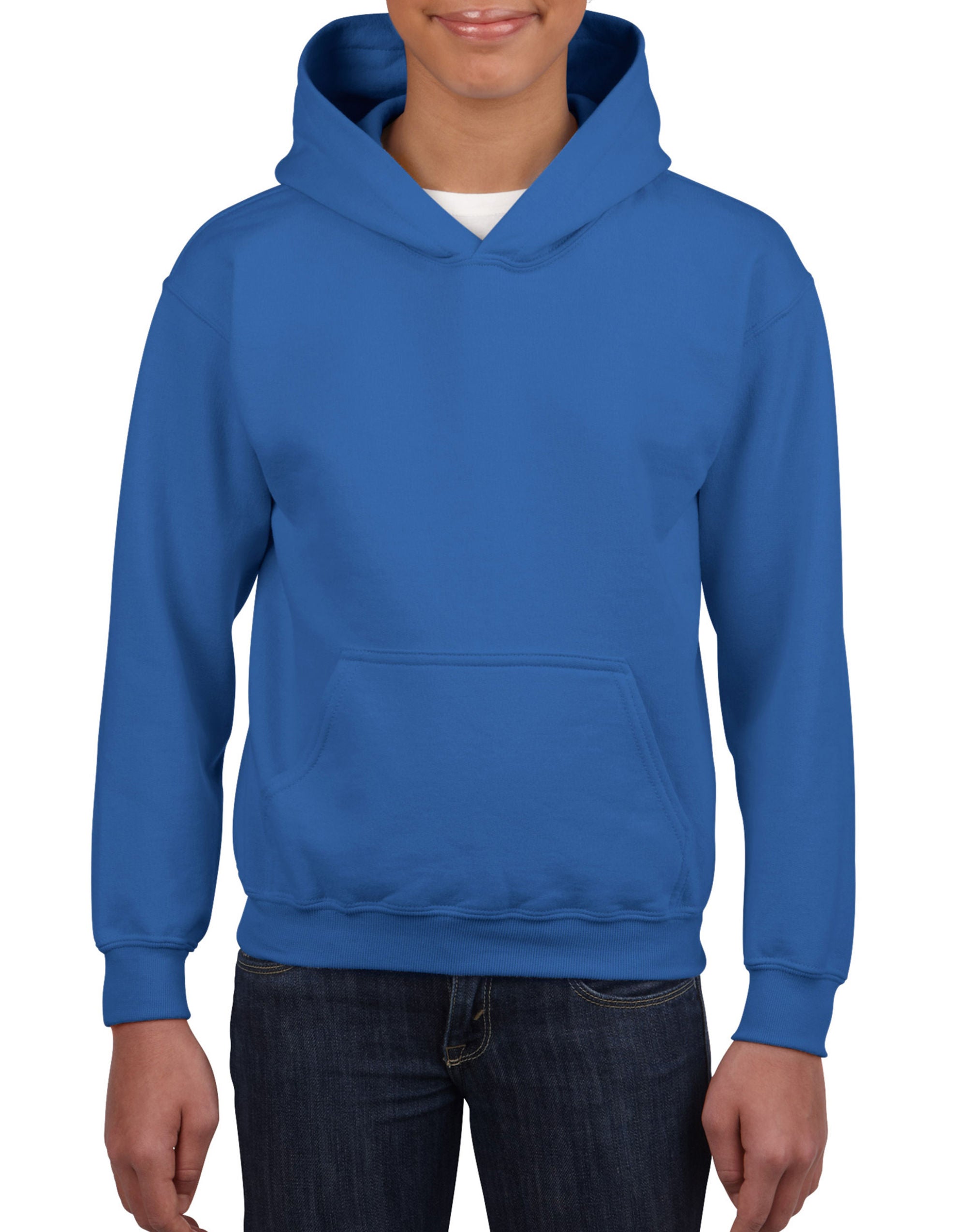 Gildan Heavy Blend™ Youth Hooded Sweatshirt Yarn Count 20/1 (18500B)