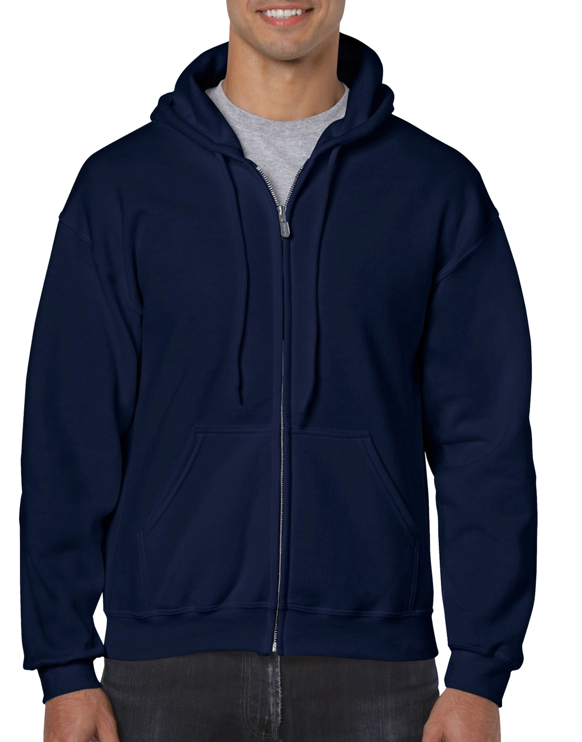 Gildan Heavy Blend™ Adult Full Zip Hooded Sweatshirt Yarn Count 20/1 (18600)