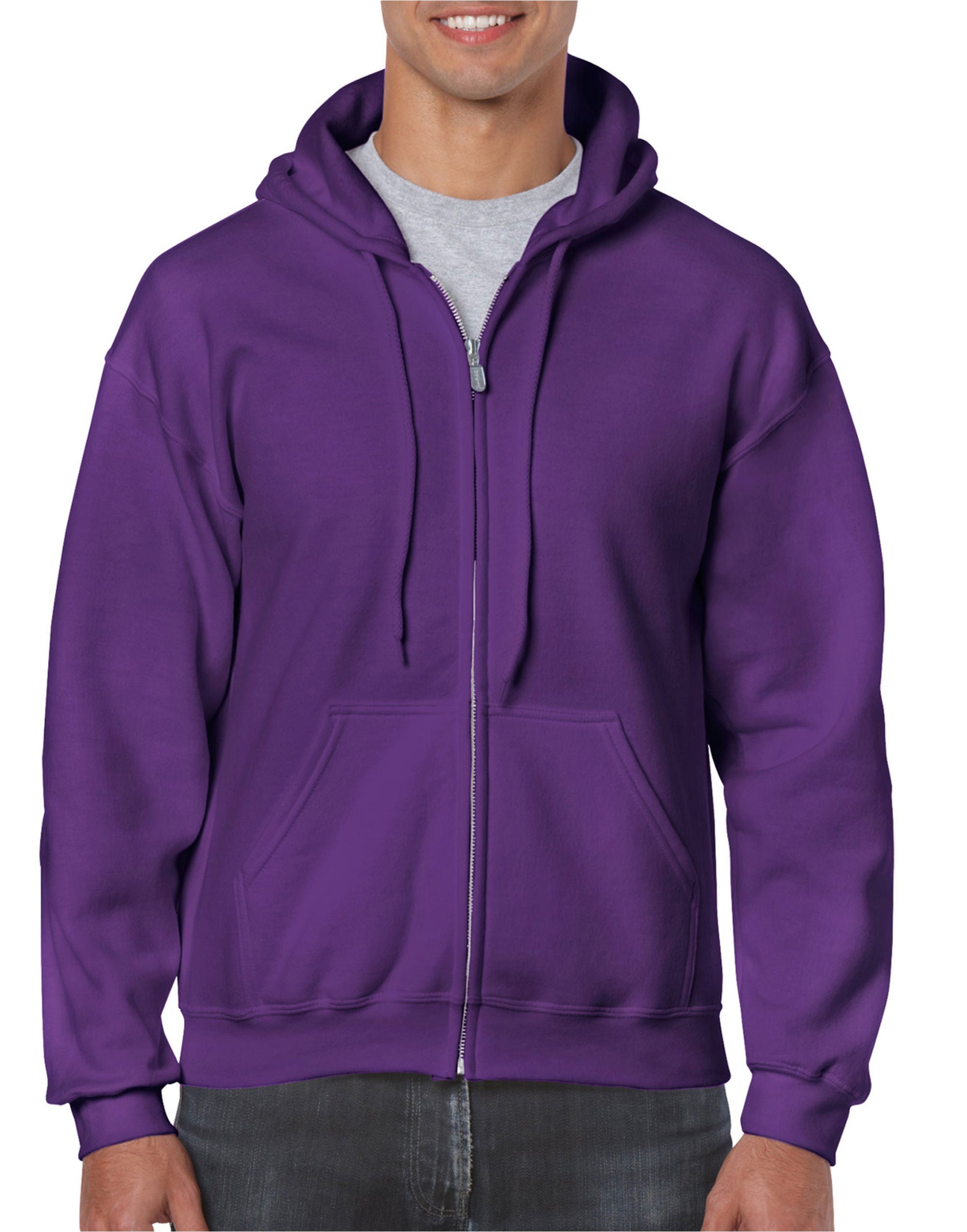 Gildan Heavy Blend™ Adult Full Zip Hooded Sweatshirt Yarn Count 20/1 (18600)