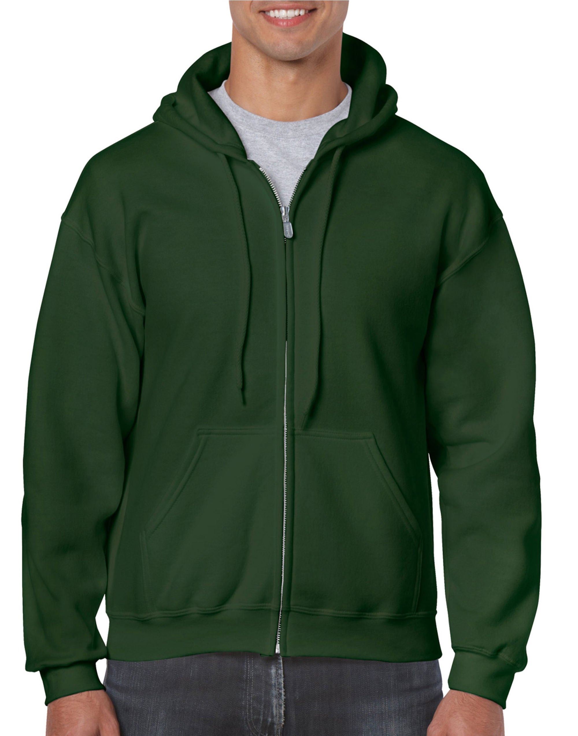 Gildan Heavy Blend™ Adult Full Zip Hooded Sweatshirt Yarn Count 20/1 (18600)