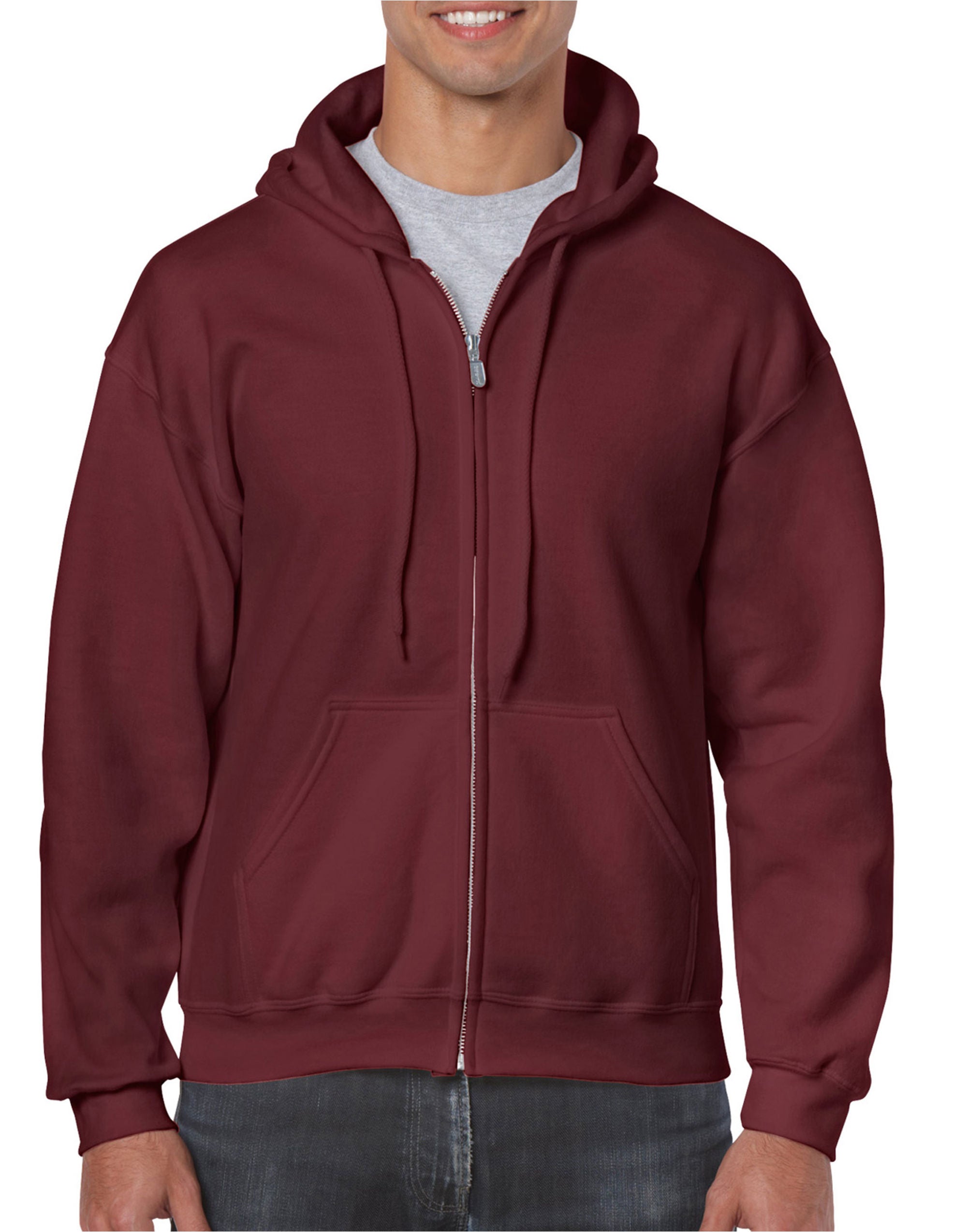 Gildan Heavy Blend™ Adult Full Zip Hooded Sweatshirt Yarn Count 20/1 (18600)