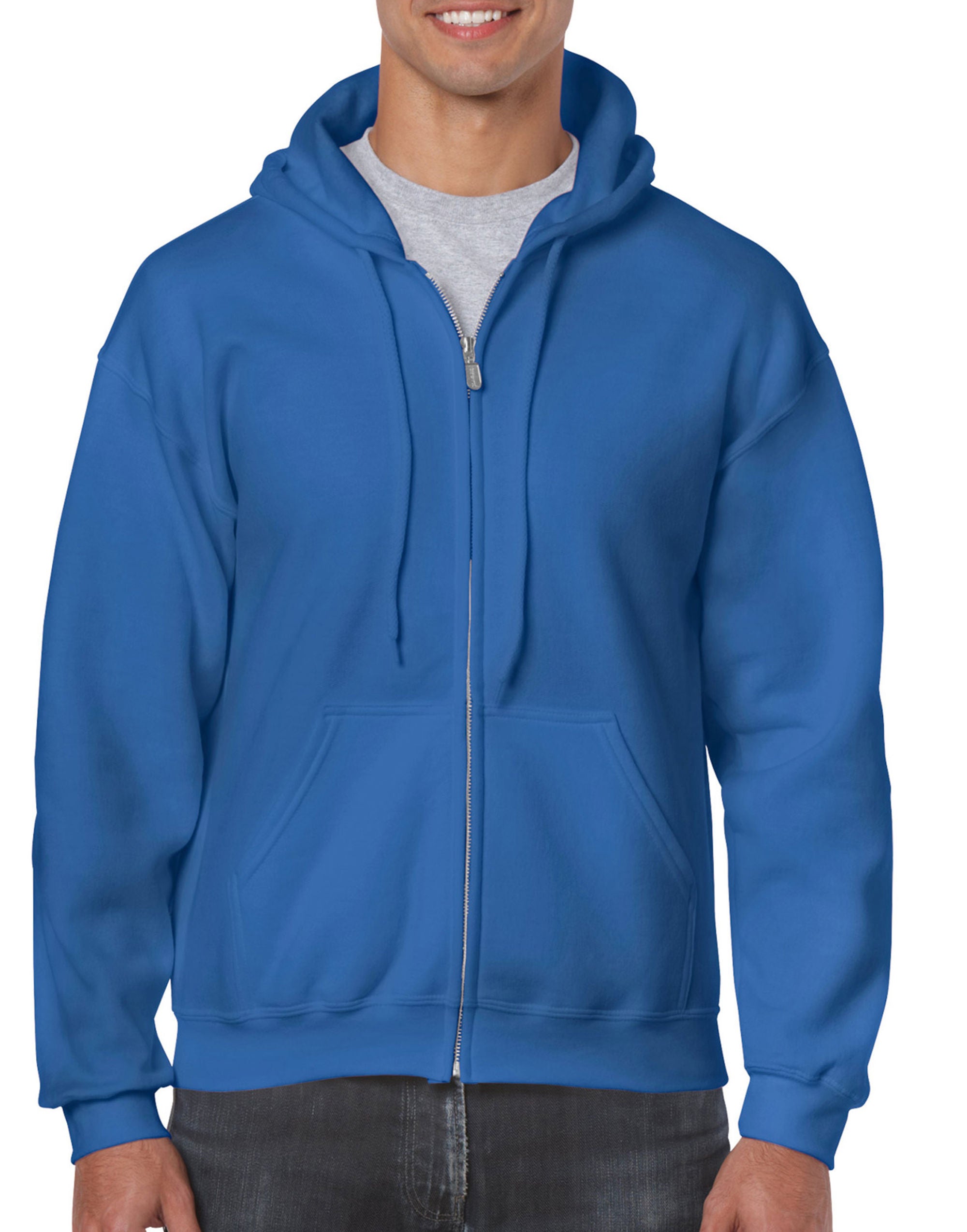 Gildan Heavy Blend™ Adult Full Zip Hooded Sweatshirt Yarn Count 20/1 (18600)