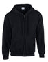 Gildan Heavy Blend™ Adult Full Zip Hooded Sweatshirt Yarn Count 20/1 (18600)