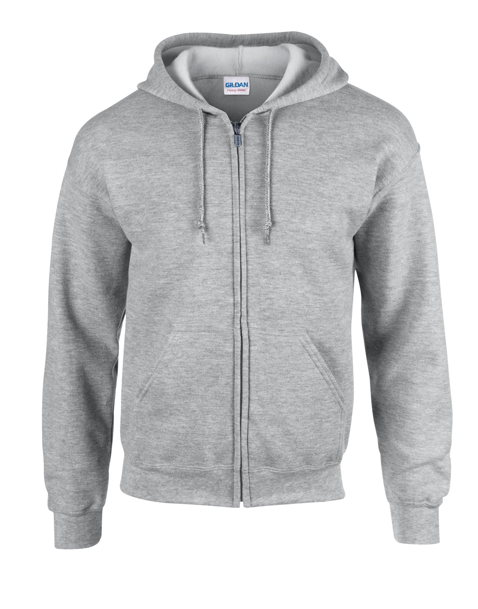 Gildan Heavy Blend™ Adult Full Zip Hooded Sweatshirt Yarn Count 20/1 (18600)