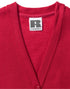 Russell Jerzees Schoolgear Children's Sweatshirt Cardigan This v-neck sweat combines smartness with style and comfort (273B)