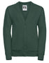 Russell Jerzees Schoolgear Children's Sweatshirt Cardigan This v-neck sweat combines smartness with style and comfort (273B)