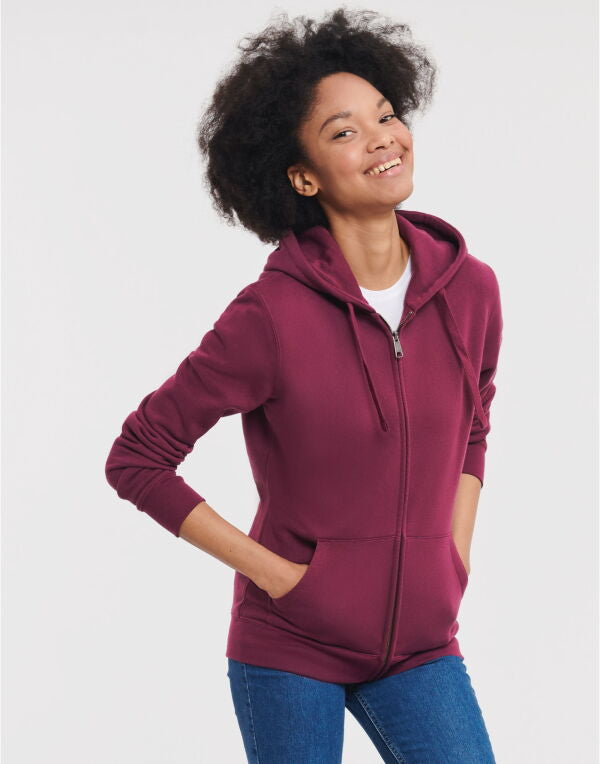 Russell Ladies' Authentic Zipped Hood Jacket Our premium with its contemporary fit and modern design revive the original spirit of Sweatshirt (266F)